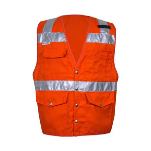 Chaleco reflectante de seguridad para construcción al aire libre, chaqueta personalizada, ropa de trabajo de seguridad de la mejor calidad, chaleco de tráfico - Product Image 2
