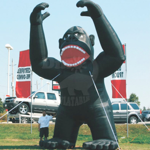 Modèle de chimpanzé publicitaire de haute qualité énorme King Kong gonflable <span class=keywords><strong>orang</strong></span>-outan géant Anime personnage animaux gonflables - Product Image 5