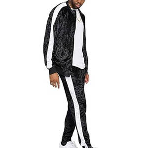 Survêtement Hommes Femmes Velours Survêtements Ensemble 2 Pièces Survêtements Full Zip Velvet Outfits Hoodie and Sweat Pant Jogging Suit - Product Image 6