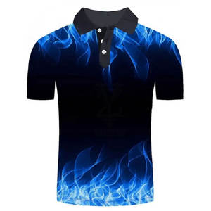 Polos de golf de patrón sólido de nuevo diseño para hombres, algodón de secado rápido/fibra de bambú, ajuste suave y tejido elegante para camisetas de polo - Product Image 3