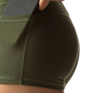 Shorts de sport en gros pour femmes, leggings de compression en nylon, shorts de cycliste taille haute, shorts de course extensibles pour le fitness et le yoga pour femmes - Product Image 6