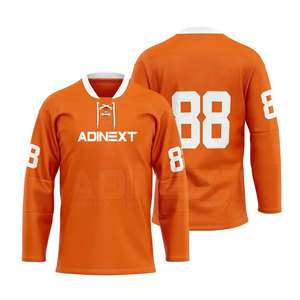 Service OEM, nouvelle arrivée, maillot de hockey sur glace de haute qualité, 100% polyester, couleur et logo personnalisés, unisexe, adultes, nom d'équipe personnalisé - Product Image 1