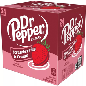 Dr Pepper Fraises et Crème 355ml (Pack De 12) Boisson Sucre - Product Image 3