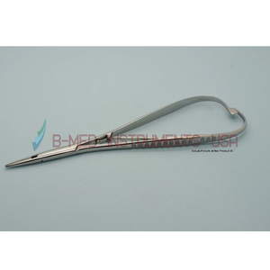 Pinza de colocación elástica Mathieu, portaagujas 5.5, delicada, estrecha, ortodoncia, cirugía general, tamaño personalizable - Product Image 3