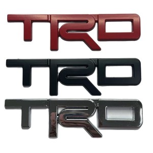 สติกเกอร์ติดท้ายรถยนต์ TRD รุ่นใหม่ ภาษาอังกฤษ - ตัวอักษรตกแต่งสไตล์อเมริกันรุ่นใหม่ - Product Image 5