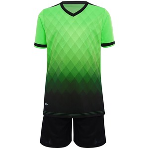 Boys Soccer Training Uniform Sports Set Short Sleeve Contrast Color T-<b>shirt</b> with Shorts Soccer Uniform Sets Outfits - Product Image 3