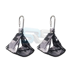 Premium ajustable AB correas accesorios de gimnasio entrenamiento colgante acolchado acero D anillos compresión AB eslingas para entrenamiento Pull Up - Product Image 4