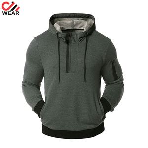 Men's Premium Quality 2023 Custom Two-Tone OEM Pullover Hoodie 100% Polyester Fitness Sports Gym - Product Image 3