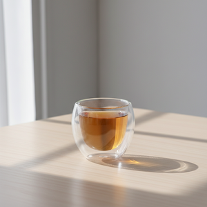 Vente chaude 3306329-0.15 Tasse en verre borosilicate à double paroi de qualité alimentaire Résistante à la chaleur Style nordique pour les boissons - Product Image 5