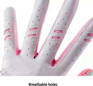 ถุงมือหนังแท้สำหรับตีกอล์ฟ ผลิตตามสั่ง พร้อมบริการสกรีนโลโก้ OEM คุณภาพพรีเมียม ดีไซน์ยอดเยี่ยม กันน้ำ กันลื่น สำหรับผู้ชาย - Product Image 4