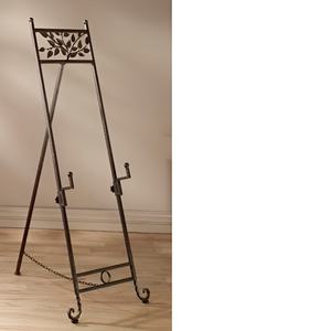 Soporte de imagen de pintura de caballete moderno para decoración del hogar, soporte de caballete de hierro forjado de Metal decorativo, pantalla de suelo ajustable - Product Image 1