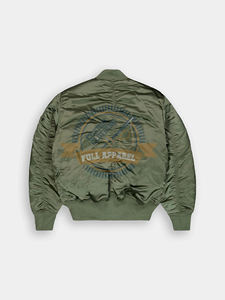 Venta al por mayor de alta calidad Petite Green Satin Bomber Jacket Zip Front con mangas elásticas Stand Collar Winter High Street Style - Product Image 2