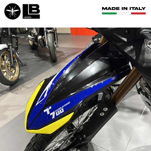 สติกเกอร์บังโคลนรถ3D สีฟ้าสำหรับ Yamaha Tenere 700 World RAID เข้ากันได้กับรูปลอกมอเตอร์ไซค์ - Product Image 3