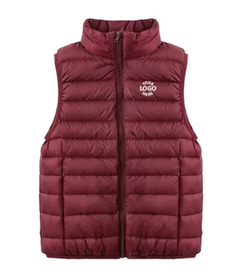 Chaleco acolchado de burbujas reversible con estampado personalizado para hombre, abrigo cálido de invierno, estilo Hip Hop, técnicas lavadas, chaleco acolchado a prueba de viento - Product Image 5