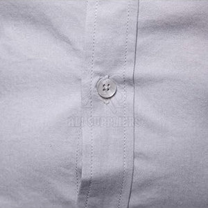 Camisas con botones de servicio OEM para hombre, camisas con botones de diseño de logotipo personalizado para hombre, camisas transpirables con botones para hombre - Product Image 4