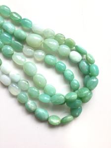 Cuentas Redondas de Ópalo Azul Natural para la Elaboración de Joyería Fina - Product Image 3