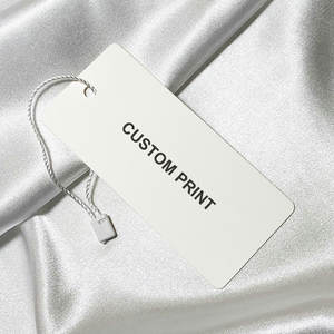 Étiquettes suspendues en papier personnalisées de haute qualité, écologiques, en gros, impression personnalisée pour vêtements, bijoux, jouets - Product Image 1