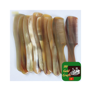 Peine de cuerno de búfalo natural hecho a mano, peine de pelo pulido para hombres y mujeres, proveedor de Peine de barba con acabado suave y Estilo clásico - Product Image 3