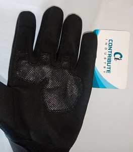 Gants de moto en cuir véritable haute protection Gants de vélo respirants et sûrs - Product Image 3