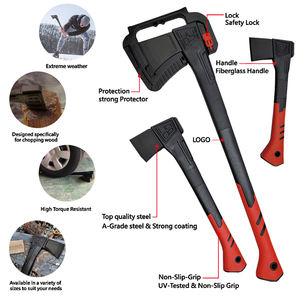 Hacha de acampada duradera personalizable de Taiwán, modelo ES00655, herramienta de mano compatible con OEM y ODM - Product Image 3