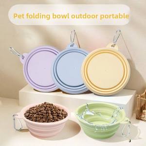Tazones Plegables para Perros y Gatos, Tazón Portátil de Termoplástico Elástico para Comida y Agua al Aire Libre - Product Image 2