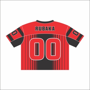Camiseta de fútbol Boxy/T personalizada OEM, tejido de punto ligero de secado rápido, diseño de malla Retro, ropa de calle Vintage, estampado de poliéster - Product Image 2