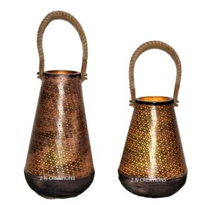 Candelabro de hierro de color marrón claro antiguo, tamaño personalizado, perfecto para su espacio de estar - Product Image 1