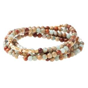 <span class=keywords><strong>Collana</strong></span> Lunga Stratificata con 15 Perle in Pietra Naturale Colorata Fatta a Mano, Bracciale Multistrato, Gioielli Moda Donna per Regalo - Product Image 2
