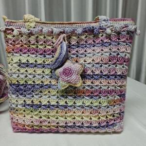 Factory Direct Sale Fashion <b>Large</b> Crocheted Handbag Rattan Crocheted Fashion Crocheted Bag Suitable for Shopping Travel - Product Image 6
