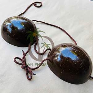 Sujetador de cáscara de coco Top de Bikini Estilo de impresión sexy fabricado en Vietnam con logotipo de soporte sin cables en la Copa - Product Image 6