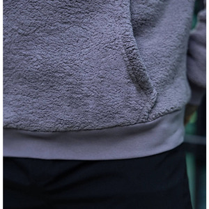 Custom New Arrival <b>Men</b> <b>Sherpa</b> Heavy Weight Blanks <b>Hoodie</b> Breathable Plus Size Wool Fleece <b>Men</b> <b>Sherpa</b> Hoodies - Product Image 6