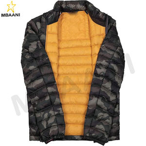 Veste matelassée compressible en duvet véritable pour homme, camouflage - Product Image 3