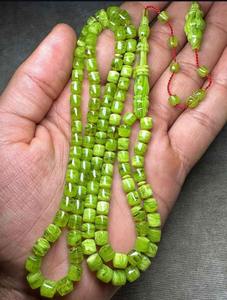 Tasbih islamique indien, chapelet en résine, perles de prière écologiques, couleur et forme personnalisées, turquoise naturel, fabricant mondial - Product Image 5
