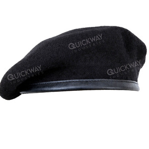 Boinas de Alta Calidad para Hombre, de Algodón, Clásicas, al por Mayor, con Logotipo Personalizado, Boina Unisex Plana, Sombrero de Disfraz Ceremonial Clásico para Hombre - Product Image 1