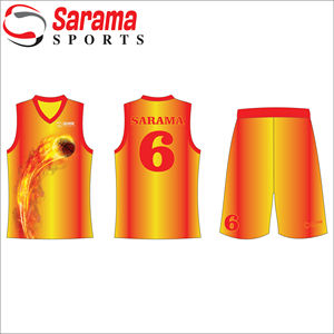 Uniforme de baloncesto de diseño 3d de alta calidad, uniforme de baloncesto con logotipo personalizado impreso - Product Image 3