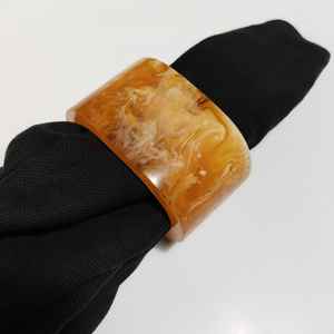 Anneau de serviette en résine, cadeau, nouveau, créatif, attrayant, bois et résine, anneau de serviette, produit à succès, anneau de serviette en résine - Product Image 2