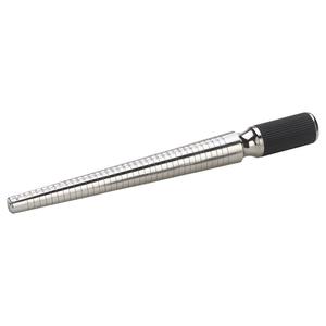 Aluminum <b>Ring</b> Sizer Stick Mandrel Graduated Steel Finish With Superior <b>Rubber</b> Gripped <b>Ring</b> Making Stick Tool - Product Image 3