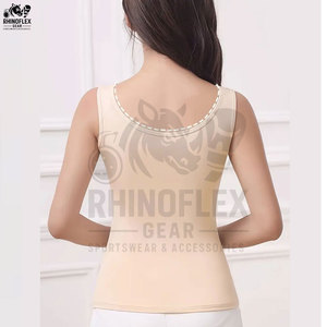 Débardeurs décontractés en tricot respirant pour femmes, logo et couleur personnalisés, polyester/coton de haute qualité, tops d'été - Service OEM en gros - Product Image 3