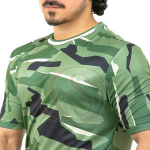 Camisetas Deportivas Transpirables para Hombre, Camiseta de Manga Corta para Fitness, Culturismo, Ropa de Gimnasio Masculina, Corte Regular, Lona de Poliéster/Algodón - Product Image 6