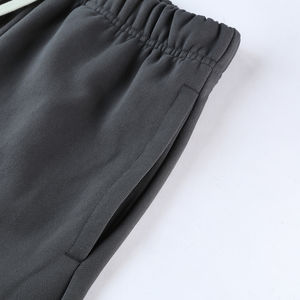 Conjunto de dos piezas de gimnasio de 100% gramos de algodón 530 para hombre, chándal deportivo de invierno con patrón sólido, trajes para correr, sudaderas con capucha y pantalones de chándal - Product Image 5