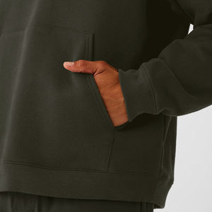 Chándales de estilo callejero para hombre, sudaderas con capucha y pantalones acampanados, chándal Relax Fit para hombre, conjunto de ropa para el hogar, Sudadera con capucha de lana OEM - Product Image 3