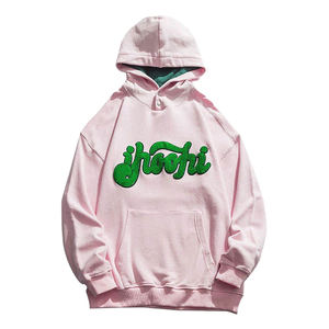 เสื้อฮู้ดผ้าฟลีซทำจากผ้าฝ้ายมีหลายสีงานตามสั่งและมีฮู้ดปักผ้ากำมะหยี่สำหรับผู้ใหญ่ - Product Image 3