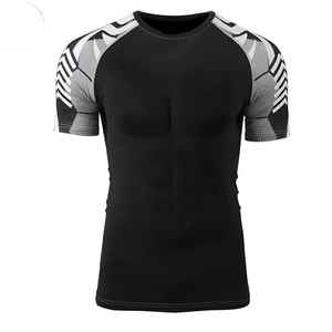 Gym <b>Compression</b> <b>Shirt</b> Tight Fit Quick Dry with Anti-UV Feature for Workout Weightlifting Bodybuilding - Product Image 6