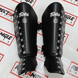 Prix de gros, protège-tibias de compétition Fairtex Muay Thai, protection personnalisée des jambes, entraînement de kick-boxing, protège-tibias durable - Product Image 3