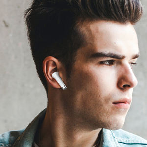 HOME Digitalome-Auriculares inalámbricos TWS con Bluetooth, auriculares intrauditivos con micrófono, color blanco, para teléfono móvil, deportivos - Product Image 6