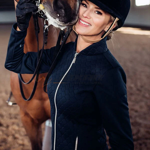 Abrigo de equitación Ecuestre para mujer, impermeable, transpirable y elástico, elegante chaqueta de equitación adecuada para todo tipo de clima - Product Image 2