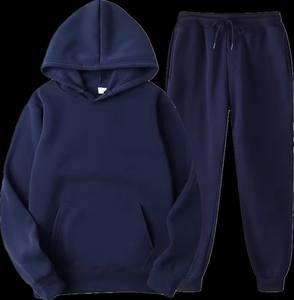 ชุดเสื้อมีฮู้ดแบบสวมหัวสำหรับผู้ชายชุดวอร์มผ้าฟลีซใส่สบายระบายอากาศได้ใส่สบายโลโก้ออกแบบได้ตามต้องการ - Product Image 2