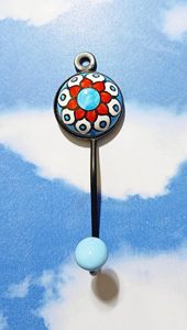 Heavy Duty Wall Mounted <b>Coat</b> <b>Hooks</b> Ceramic Bathroom Towel <b>Hooks</b> with Painted Finished for Clothes and Hat Hanger - Product Image 2