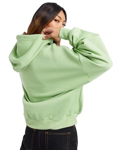 Sudaderas con capucha para mujer, secado rápido, transpirable, poliéster, algodón, diseño personalizado, cultivo verde, para mujer, gimnasio, calentamiento, sudaderas con capucha para mujer - Product Image 2