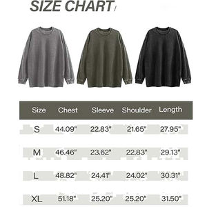 Sudaderas Personalizadas para Hombre, 100% Algodón, Estilo Desgastado, Lavado Ácido, 380 GSM, Cuello Redondo Vintage, Bordadas, Ropa Urbana Básica para Invierno - Product Image 6